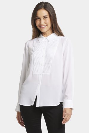 Tuxedo Blouse