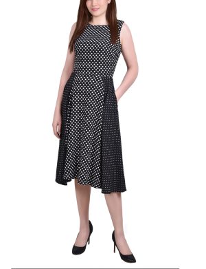 Dotted Sleeveless Dress